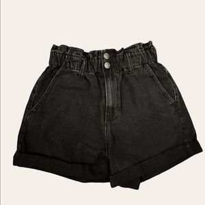 small Forever 21 black jean shorts